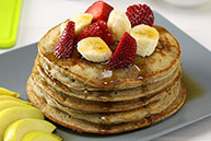 Buckwheat Pancakes with Fresh Fruit