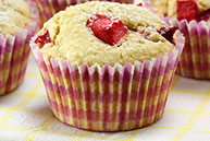 Red Plum Wholemeal Muffins