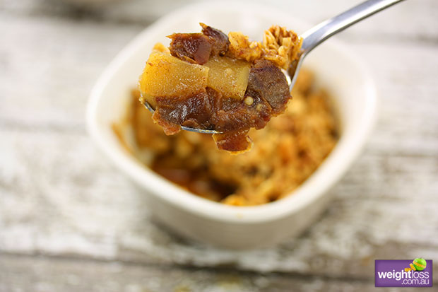 Apple & Date Crumble