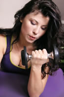 Weight training for women