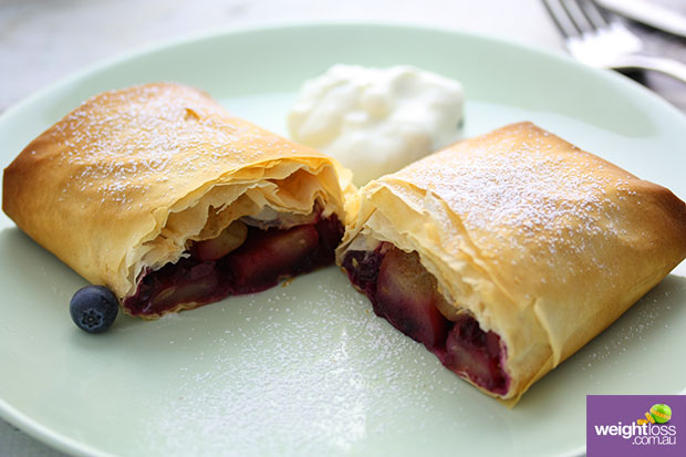 Apple & Blueberry Strudel