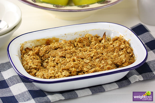Low Fat Apple & Pear Crumble