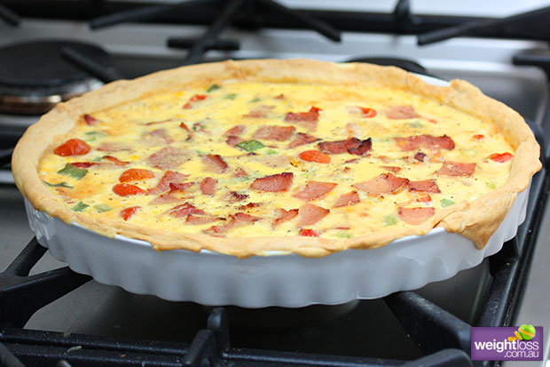 Bacon & Tomato Quiche
