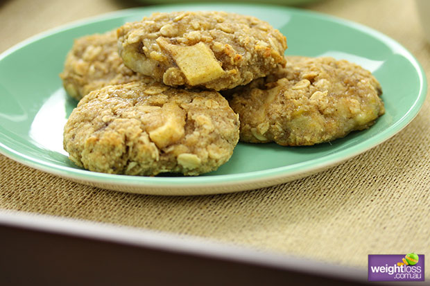 Banana, Apple & Oat Cookies