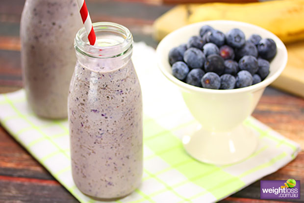 Banana & Blueberry Smoothie