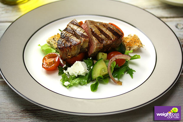 Beef Bruschetta Salad