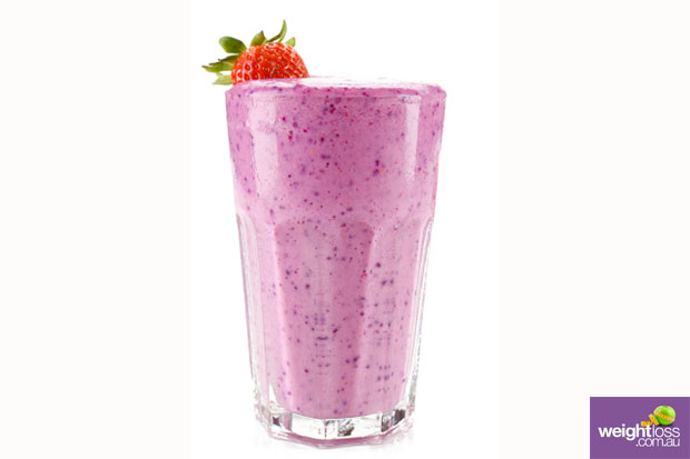 Boysenberry & Honey Milkshake