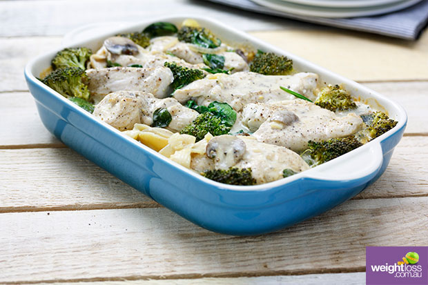 Chicken & Mushroom Bake