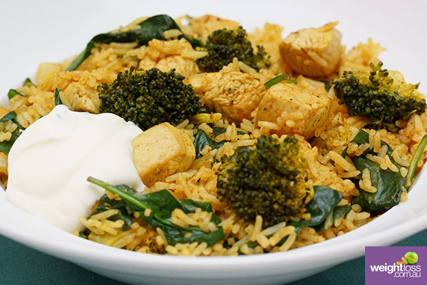 Chicken & Broccoli Biryani