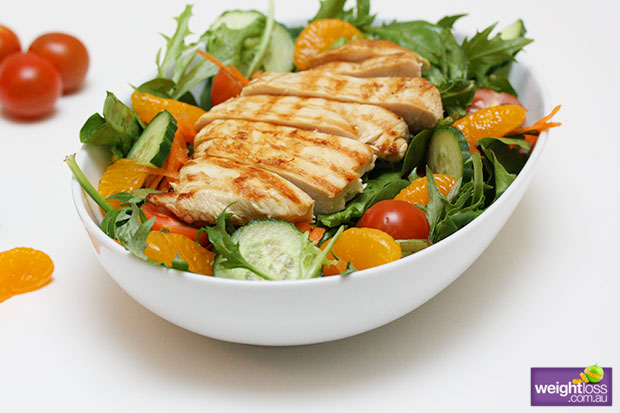Grilled Chicken & Honey Citrus Salad