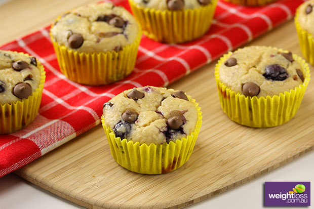 Choc Berry Bran Muffins