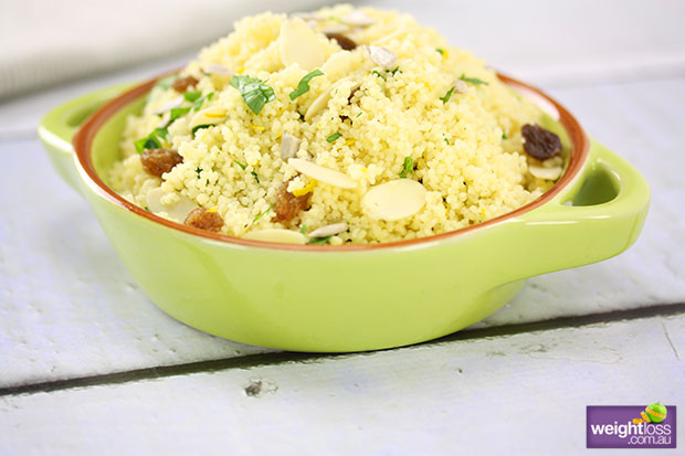 Couscous Orange Almonds Parsley