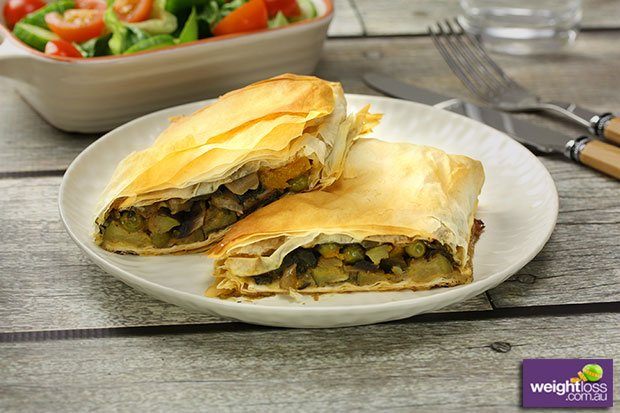 Creamy Vegetable Parcels