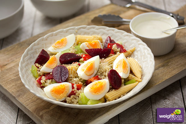 Egg Salad with Quinoa