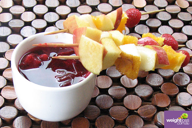 Fruit Compote Skewers