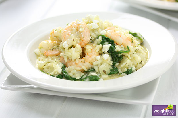 Garlic Prawn Risotto