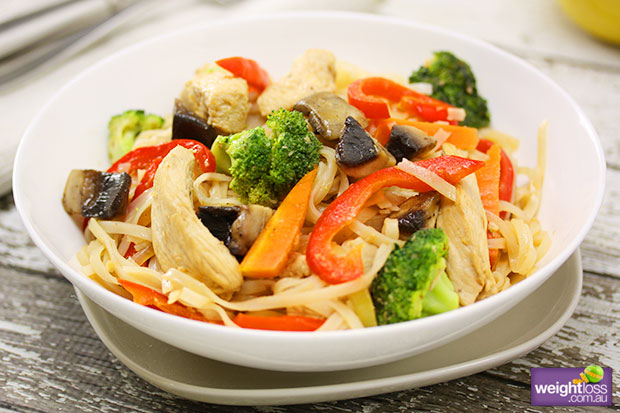 Ginger Chicken with Noodles