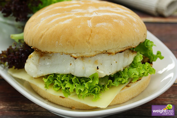 Grilled Fish Burger