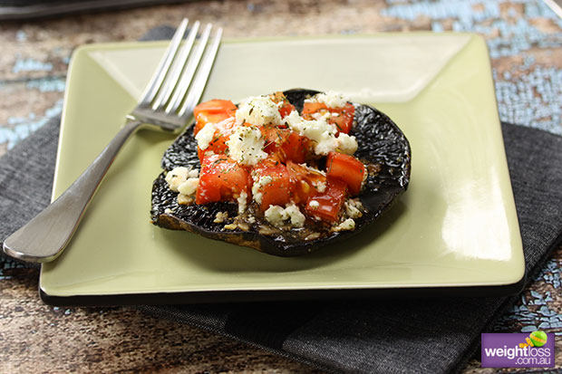Grilled Mushroom Bruschetta