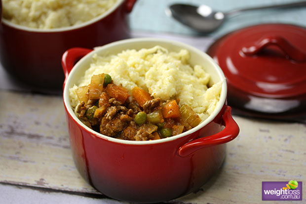 Italian Shepherds Pie with Cauliflower Mash