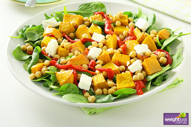 Chickpea and Pumpkin Salad