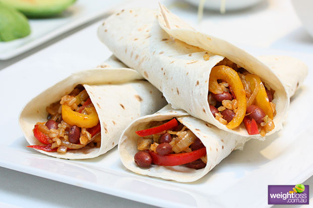 Rice and Bean Burrito