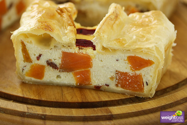 Ricotta & Sundried Tomato Slice