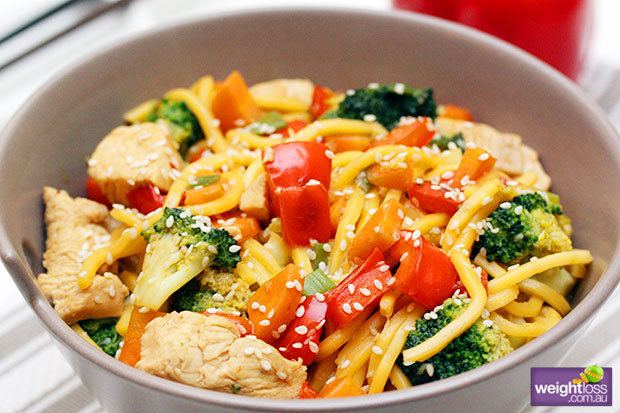 Sesame Chicken Noodles