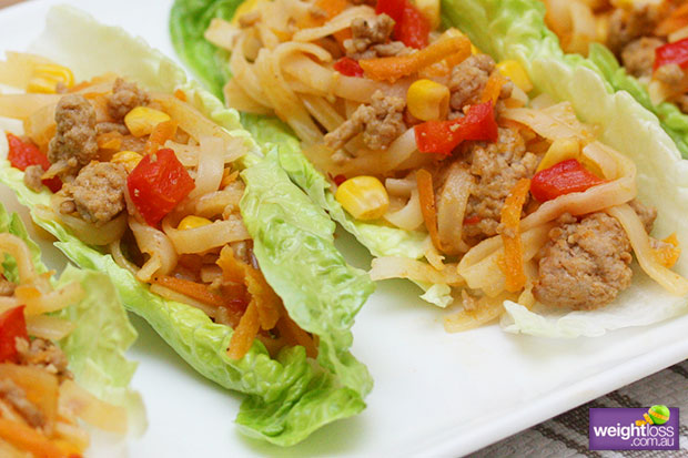 Thai Chilli Pork Lettuce Cups