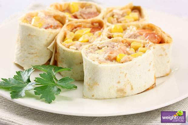 Tuna Salsa Pinwheel