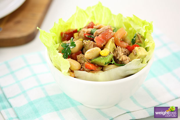 Tuna Salad Lettuce Cups
