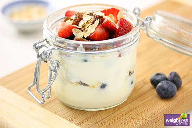 Yoghurt Berry Oat Trifle
