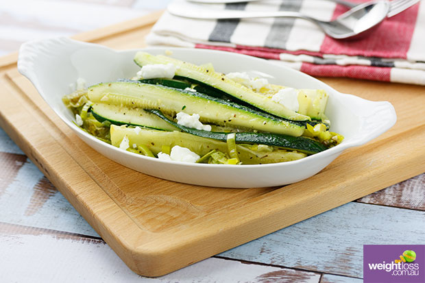 Sautéed Zucchini & Leek